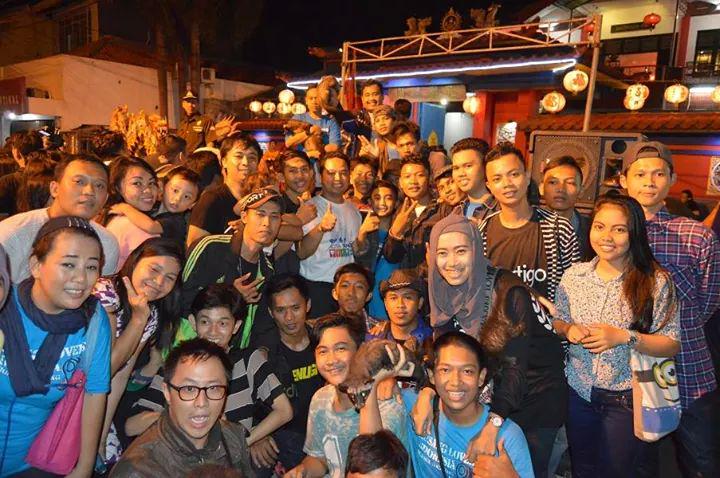 suasana memeriahkan acara CFN pasar baru.. <a href="/TamankotaTng/">Tamankota tangerang</a>