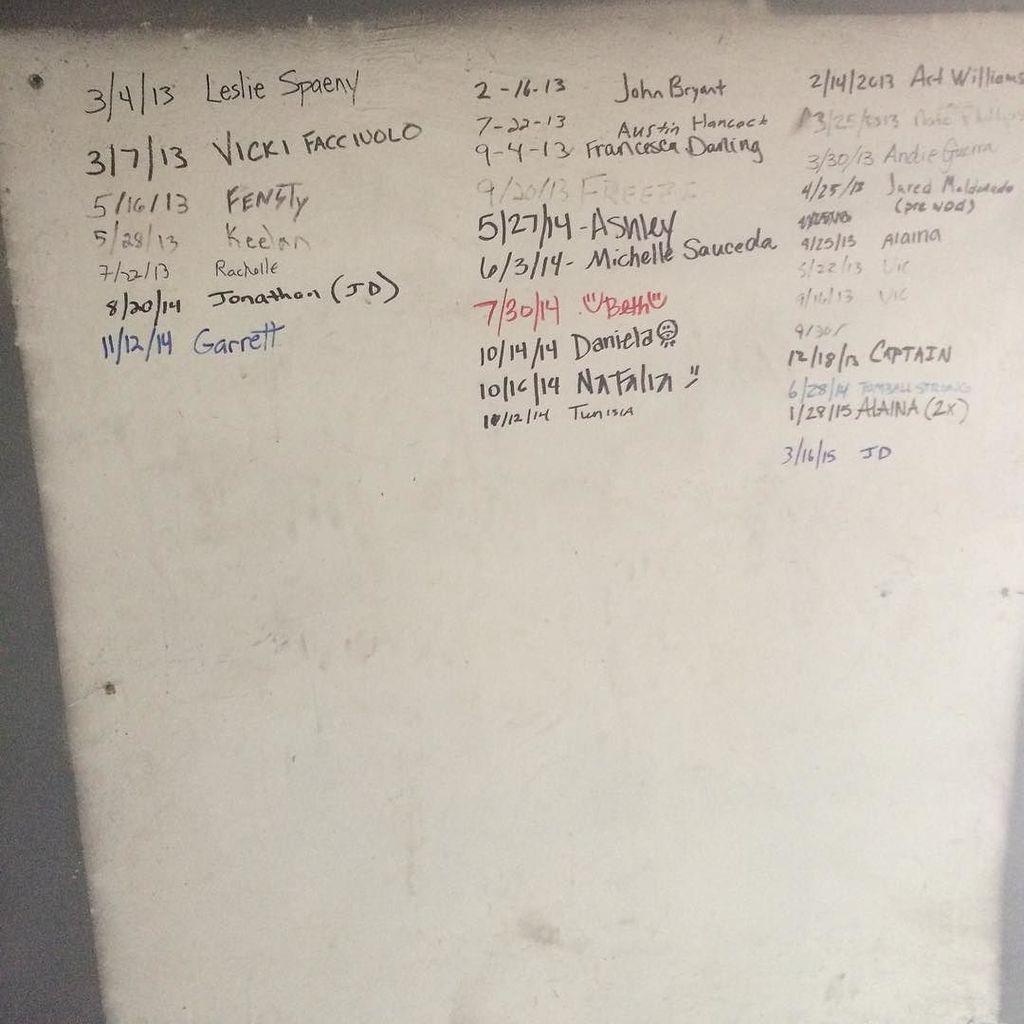 PRIMEtrainingtx's tweet photo. Had to cover up the "Puke Wall" today😢 Thanks for the memories! #newbegginings #LivePRIME http://t.co/AKsqCjLcfl