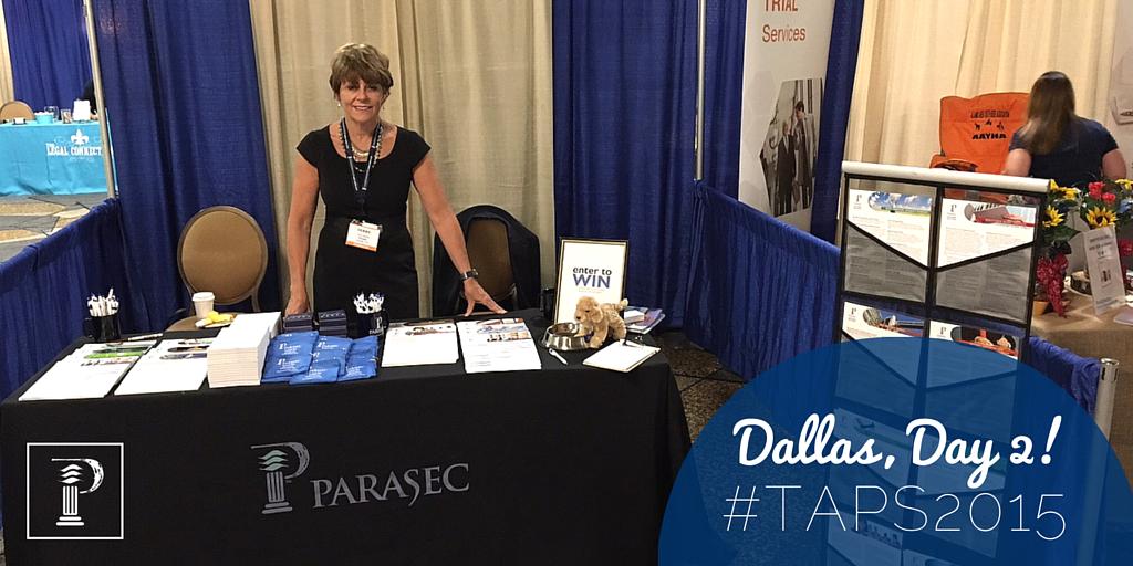 Parasec's tweet photo. Hello, Dallas! It's day 2 of @TXPD's Saddle Up for CLE event for paralegals. Let's do this! #TAPS2015 http://t.co/8h62svPzzK
