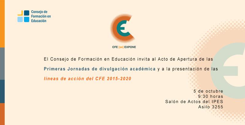 ANEP_Uruguay's tweet photo. I Jornadas divulgación académica y presentación líneas de acción del CFE 2015-2020 Programa http://t.co/wU80QQNEbr http://t.co/BVwYOSKQM1