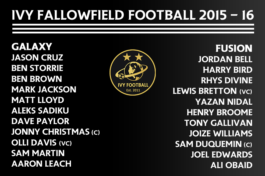 IvyGalaxyFC's tweet photo. Countdown to the new football season! #IvyChurch #Squads #6DaysToGo http://t.co/GWn3DXnrPV