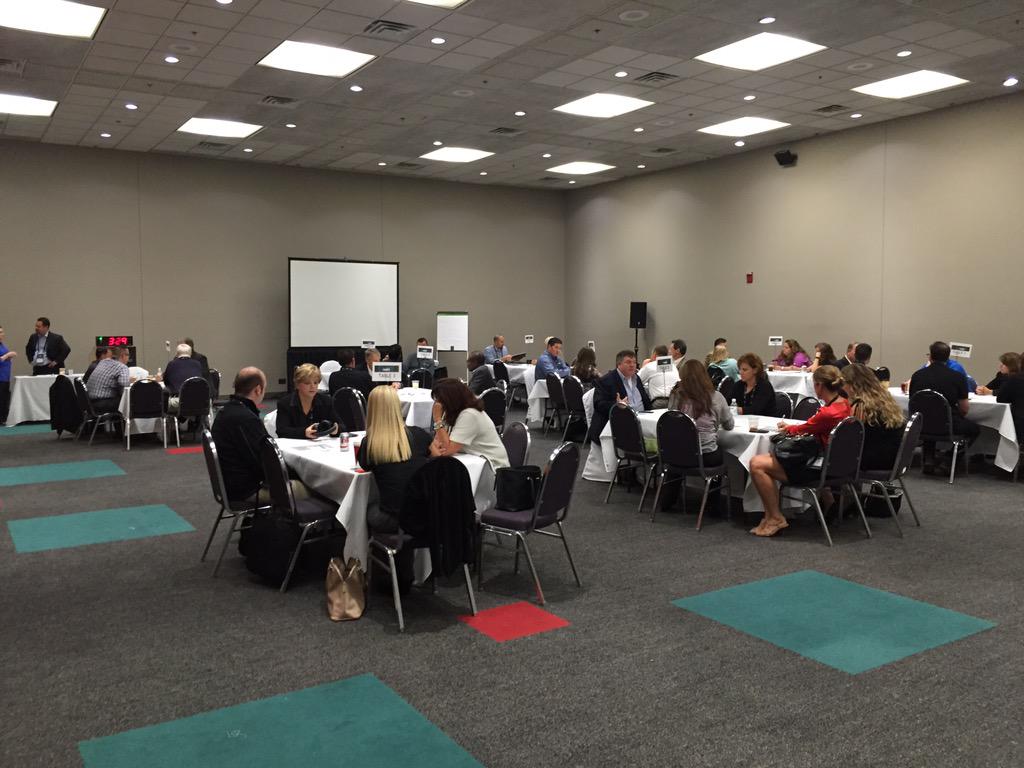 jasonhorton5's tweet photo. speed dating with #mobilitysolv #SNXInspire 2015 http://t.co/dX3tGJ3Hct