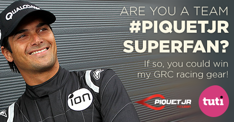 NelsonPiquet's tweet photo. Are you a Team #PiquetJR superfan? If so, you could win my GRC racing gear! http://t.co/BtXlVpV4Er http://t.co/FSUlJ0T9TO
