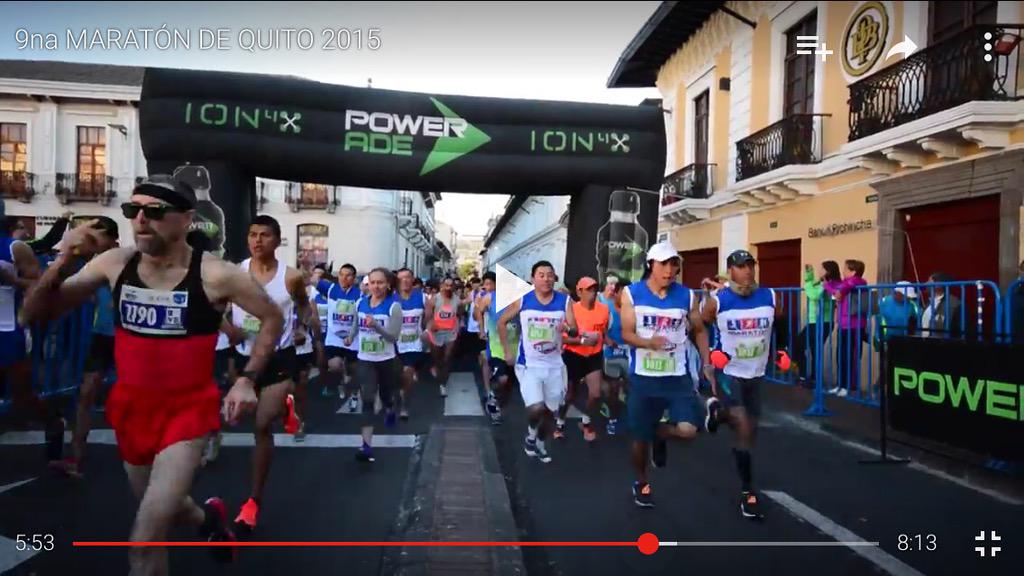 Corre a 2,850 msnm en la <a href="/maratonquito/">Maratón de Quito</a> Revive su 9na Edición Dale Play--> soymr.info/1j35doN
