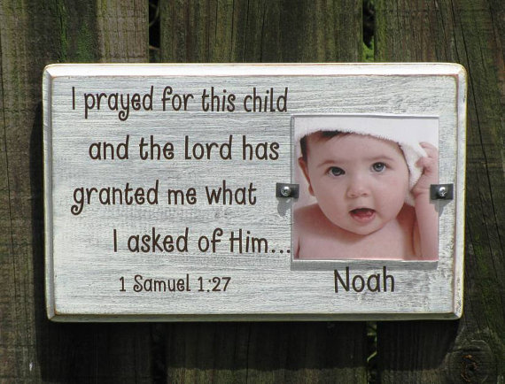 homecraftframi1's tweet photo. ✔☼ #4X4PhotoFrame #QuoteFrame #BabyShowerGift I Prayed for this Child White Brown Cottage http://t.co/fH3QU54zb8