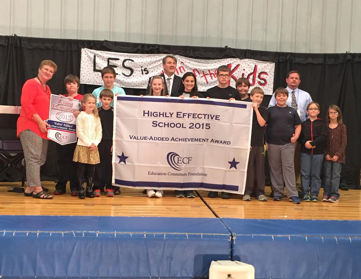 Congratulations Leoma Elementary School for receiving the Education Consumers Foundation award for Middle Tennessee!