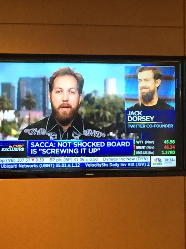 megtirrell's tweet photo. It's a #techbeard party on @SquawkAlley y'all! http://t.co/A4IlHfHKxN