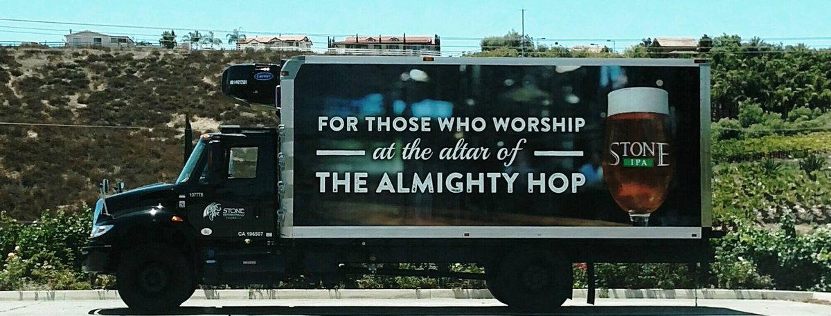 StoneBrewing's tweet photo. Wild Stone sightings are a common occurrence here! And one day these beauties will be cruising around Europe... http://t.co/hlcyl2vwsv