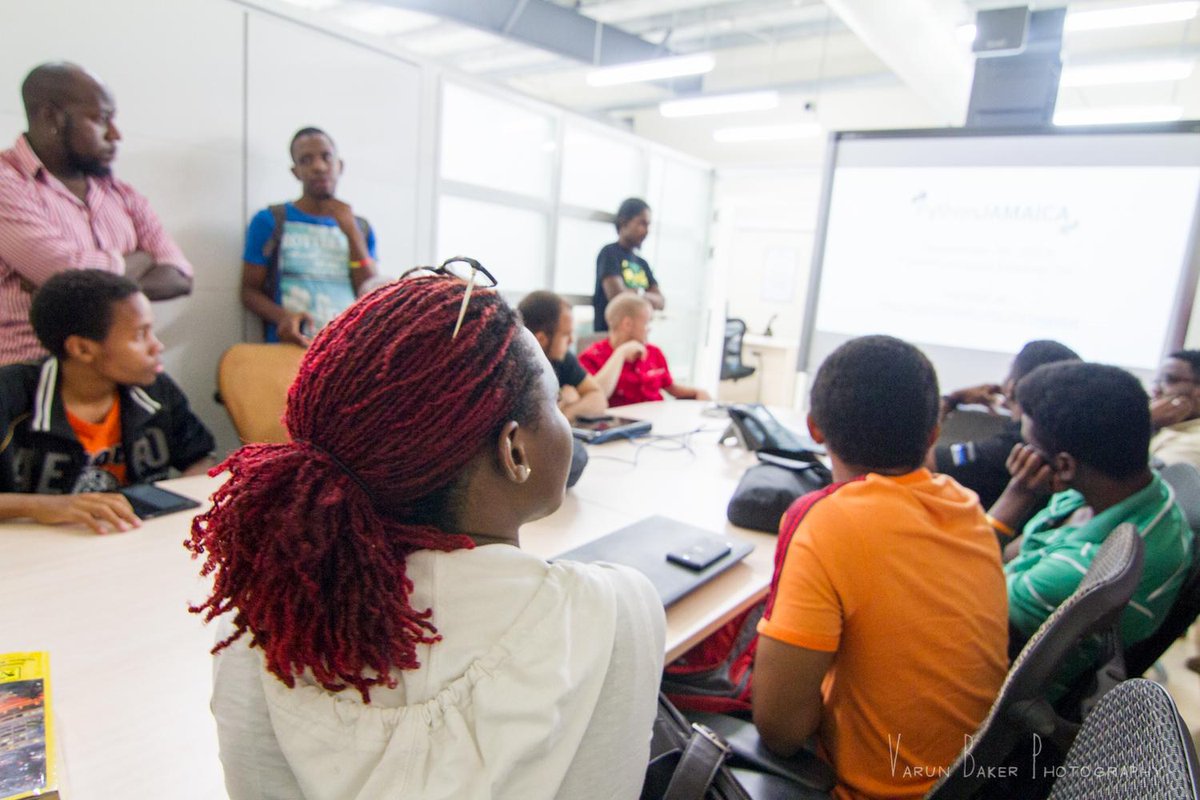 PythonJamaica's tweet image. Participants at yesterday&apos;s #PythonJamaica meetup.
We were introducted to #Tryton. #python #jamaica