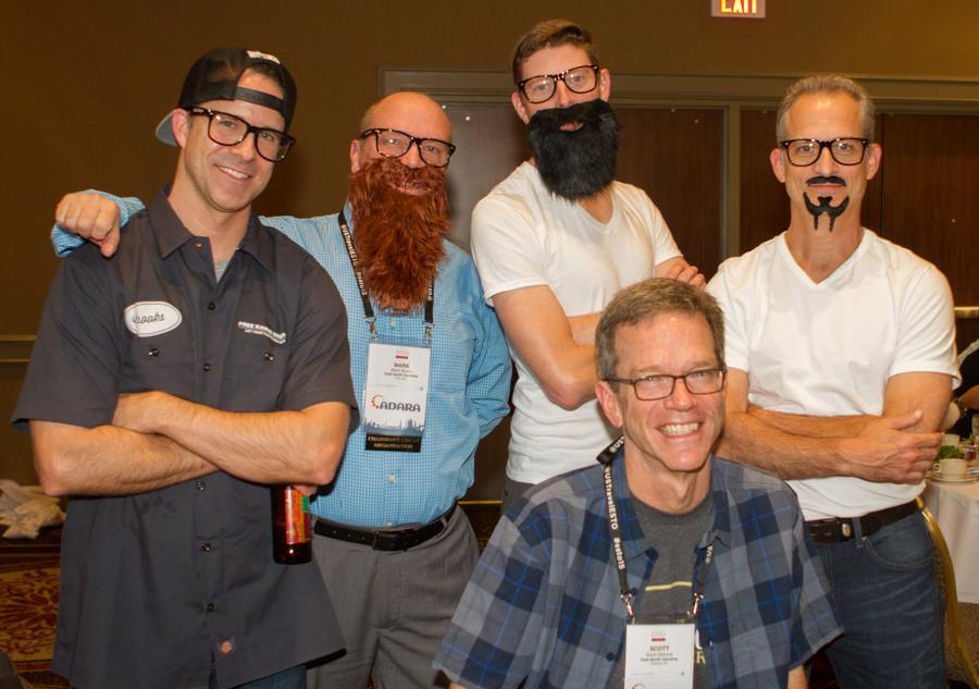 USTravelESTO's tweet photo. #TBT to a very hirsute closing event at #esto15 in @travelportland http://t.co/SssDqyDkHZ