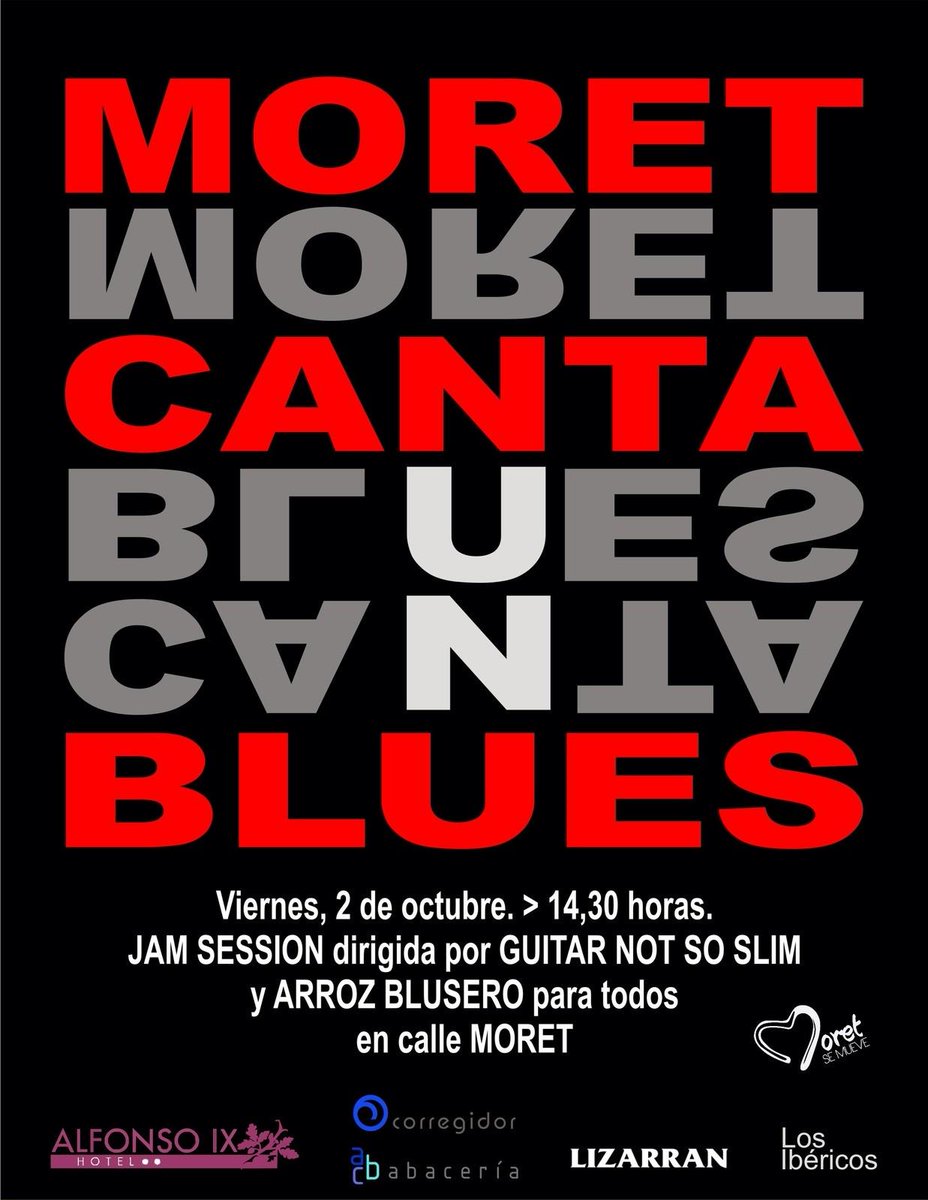 caceresblues's tweet photo. Arroz blusero a las 14:30 del viernes 2 de octubre en la calle Moret. Jam dirigida por Guitar Not So Slim. http://t.co/MbYIKT0U3Z