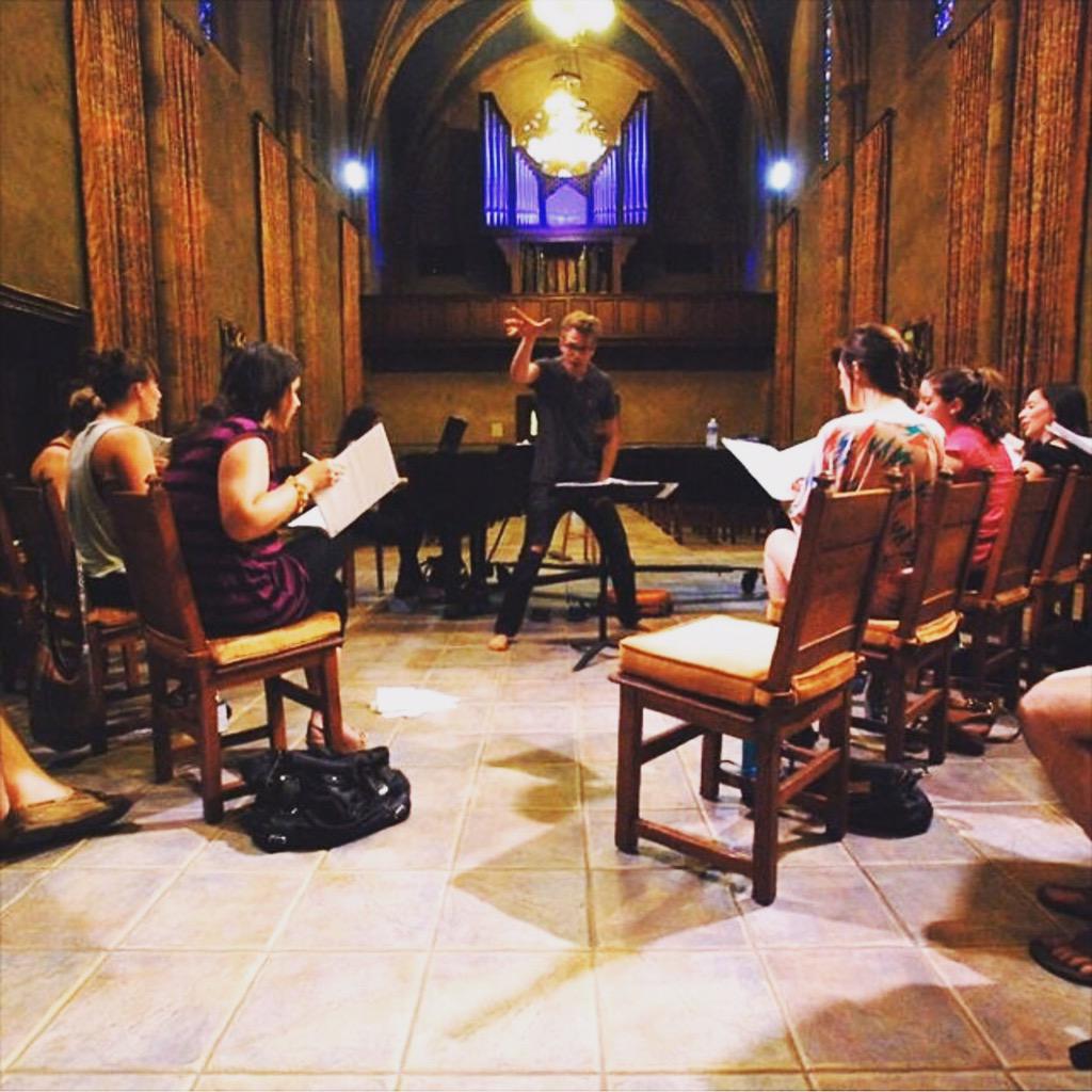 #tbt to one of our first rehearsals ever! Come see how far we've come THIS Saturday! 
lacl.brownpapertickets.com