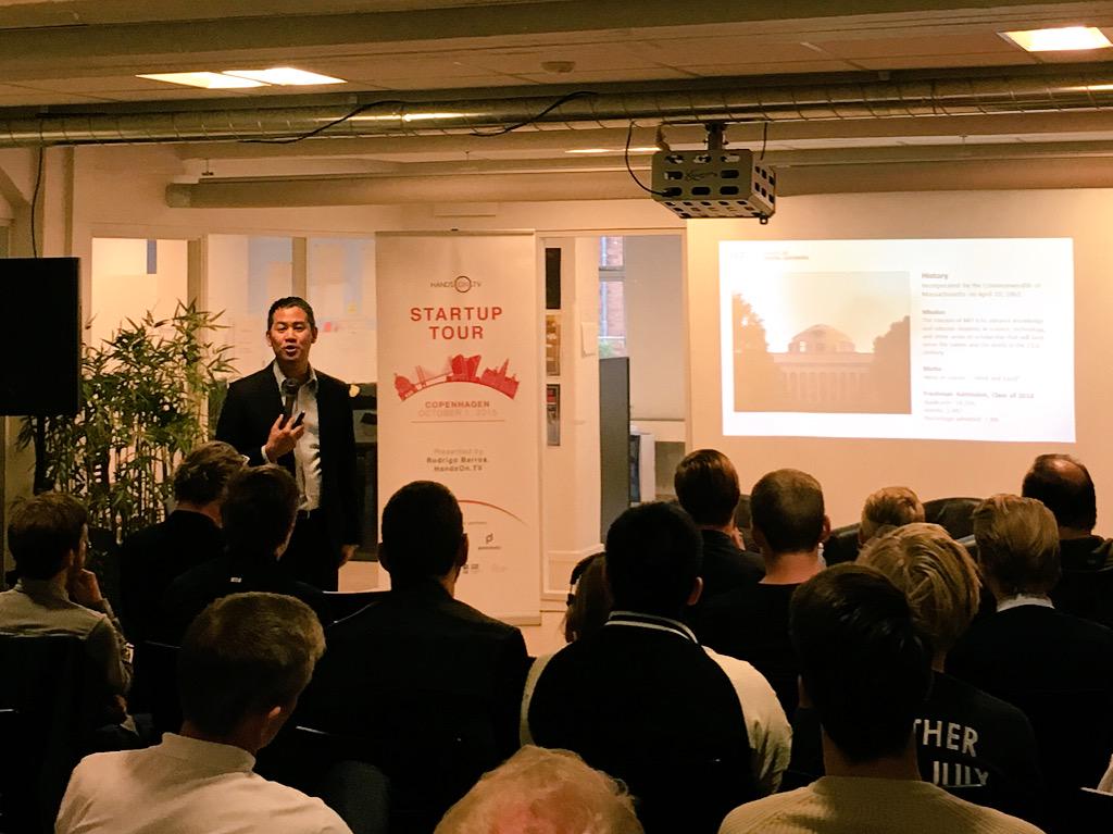 emiliaf's tweet photo. Moocs & Moodles are the future of education. Super interesting talk by @tschang from MIT at #HandsonStartupTour http://t.co/dmMgDbFwg8