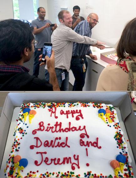 GE_SST's tweet photo. A Birthday surprise for David &amp; Jeremy! #HappyBirthday #GESWlife http://t.co/j3j9iTwgeA