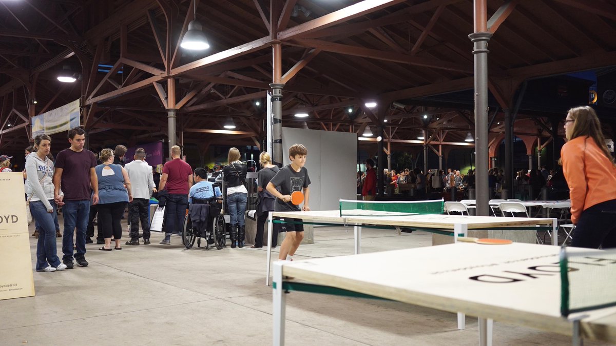 FloydDetroit's tweet photo. Photos up on our blog from the Floyd Ping Pong Tourney @EasternMarket After Dark! #ddf2015 http://t.co/caePiXOAsn http://t.co/7bGvAn5X5d