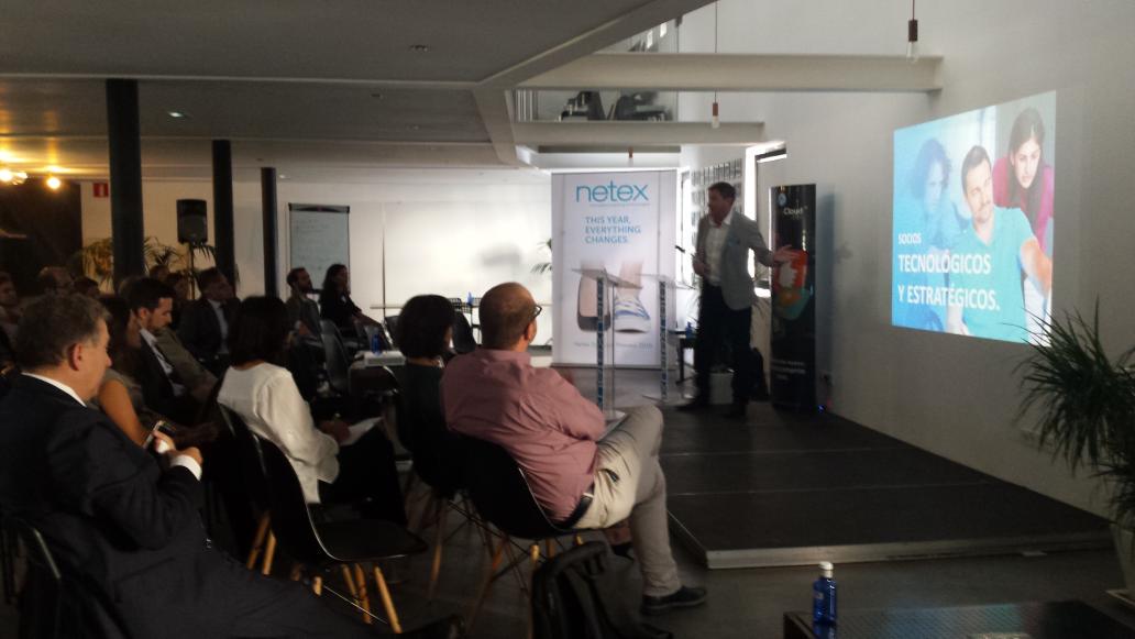 NetexLearning's tweet image. Nuestro CEO @carlosezquerro abre la presentación: "Inversión constante y visión global e internacional" #Preview2016