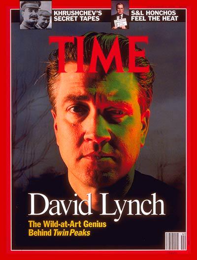 David Lynch on the cover of TIME, published exactly 25 years ago today. #DavidLynch