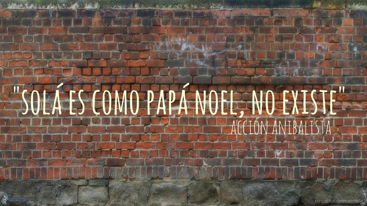 accionanibal's tweet photo. #SoláEsComoPapáNoelNoExiste @FernandezAnibal http://t.co/A6IOvJCA9E