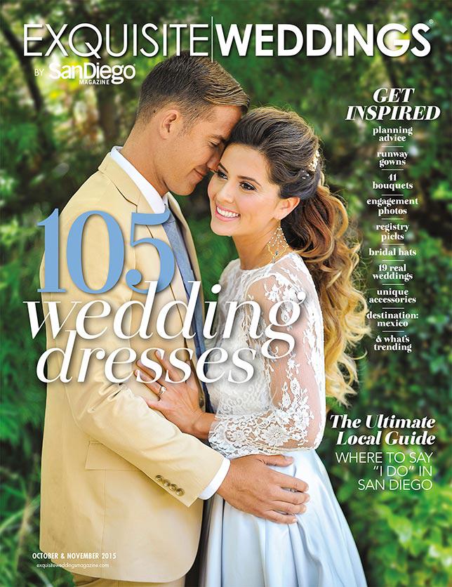 ExquisiteWedMag's tweet image. The wait is over! The #ExquisiteFall2015 issue is on newsstands now: sdmag.us/40p