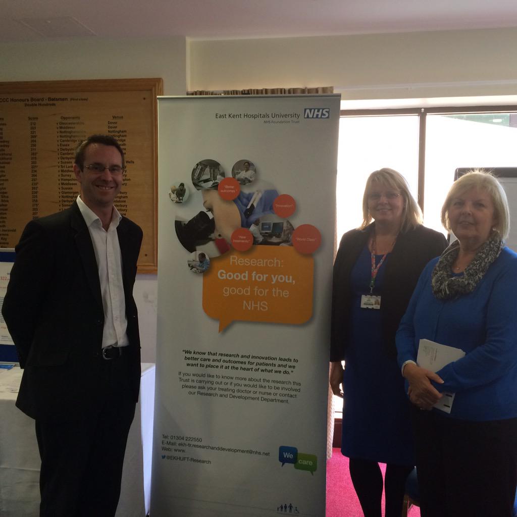 Research: good for you, good for the NHS at East Kent Hospitals AGM