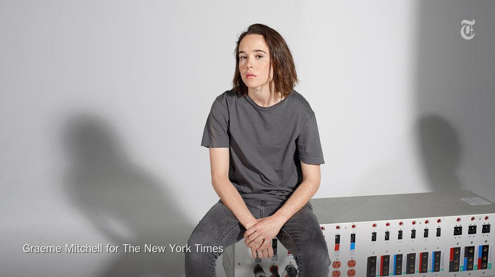 nytimes's tweet photo. Hollywood wanted to turn @EllenPage into a typical young star. She had other plans http://t.co/vZpA7IrmzR http://t.co/d2iqLZyMGb