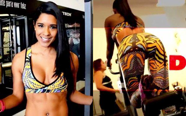 enlacombi's tweet photo. #LaZonaEsCheverePor Rocío Miranda nos enseña su rutina para los glúteos ► http://t.co/Ph36DLIunY http://t.co/KT4Sc9XBTL