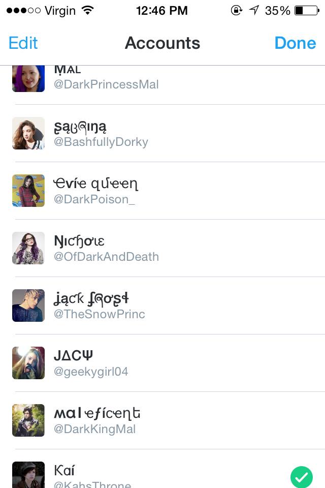 ForgottenBionic's tweet image. || all my accounts.and all of them but Mal and Kai are single 😂😂👍