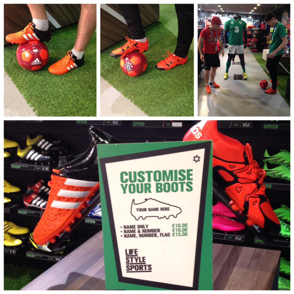 LSS_store63's tweet photo. @lifestylesports new Adidas Ace &amp; X boots launched today call into William Street to try on #TeamLou #adidasfootball http://t.co/M9kDk9qF7v
