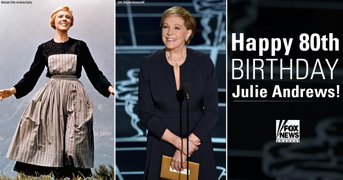  Happy 80th birthday, Julie Andrews! 