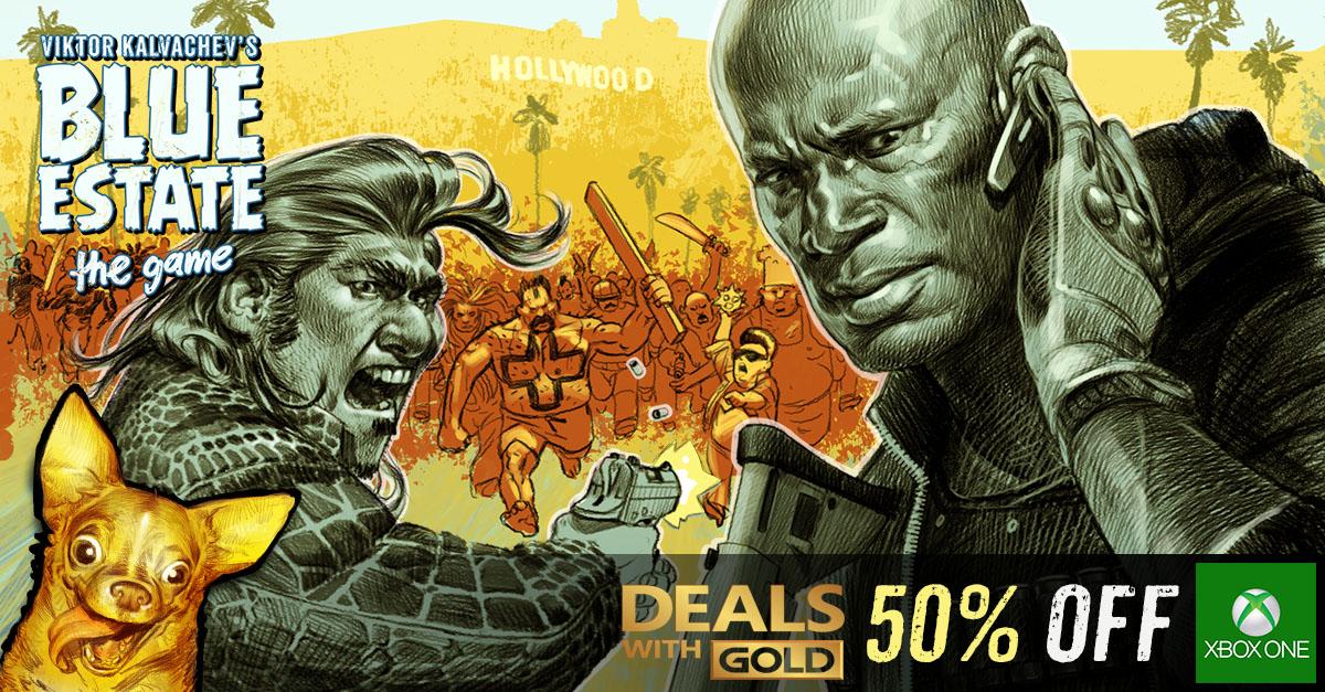BlueEstateGame's tweet image. #DealsWithGold of the Week! #BlueEstate is 50% off this week on #XboxOne for all Gold members!