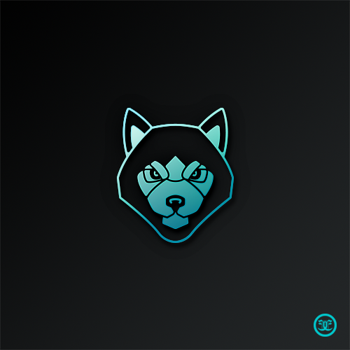 evaneckard's tweet image. Wolf logo experimentation from late last night #WIP