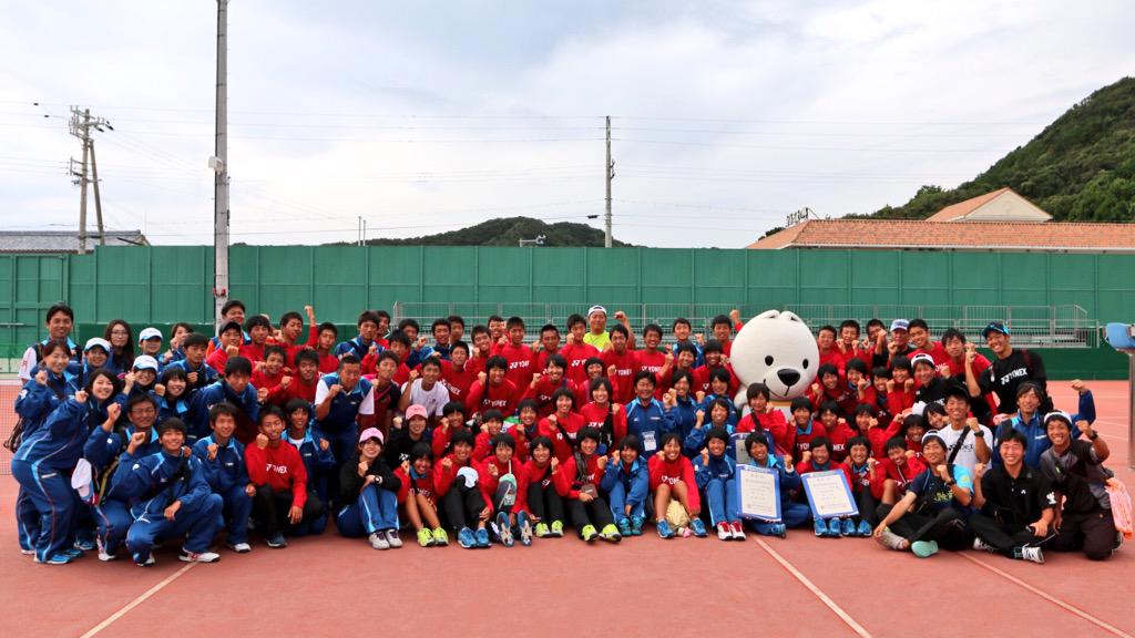 和歌山国体◆ソフトテニス競技男女総合成績◆ 1位:和歌山県2位:千葉県3位:奈良県4位:京都府・岡山県6位:香川県7位:富山県・東京都・三重