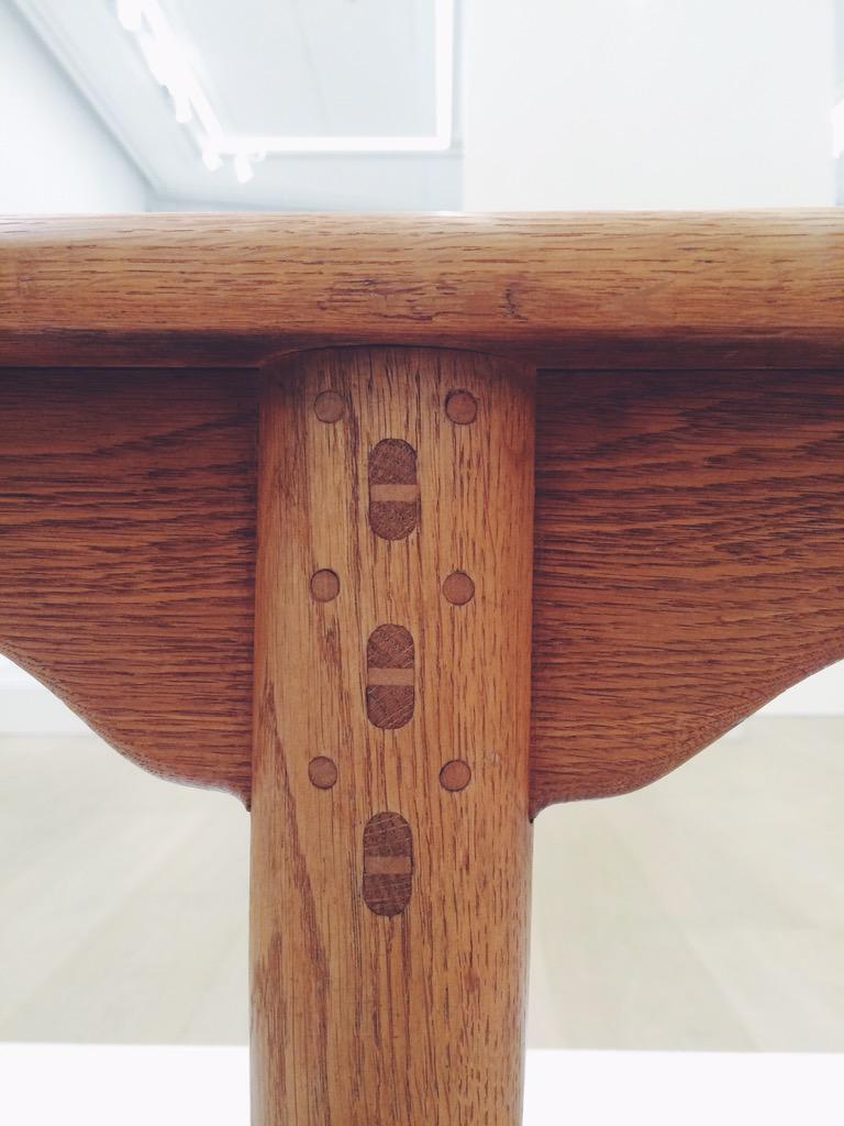 ABGB's tweet photo. The doweling on this divine #PederMoos table 💔 *just sold for £602,500* #NordicDesign https://t.co/9V3vWMmijL