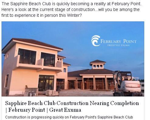 February_Point's tweet image. Sapphire Beach Club is becoming a reality  Experience it this Winter! Inquire about rentals februarypoint@yahoo.ca