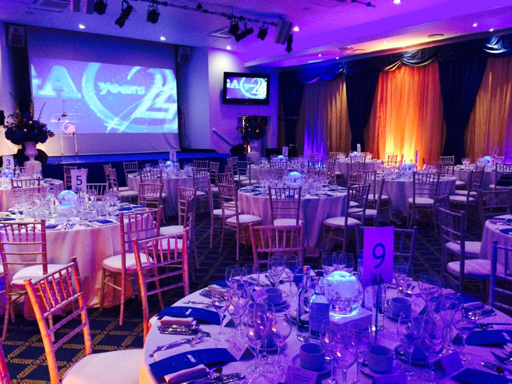 4HamiltonPlace's tweet photo. Our Bill Boeing Theatre is ready for our client's Gala Dinner this evening #eventspacelondon https://t.co/hvzfvlmS73