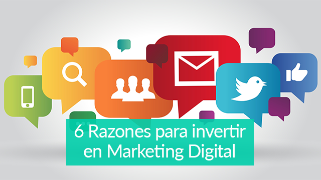 mateomapache's tweet image. Infografía: 6 razones para invertir en Marketing Digital bit.ly/1FCxzjt