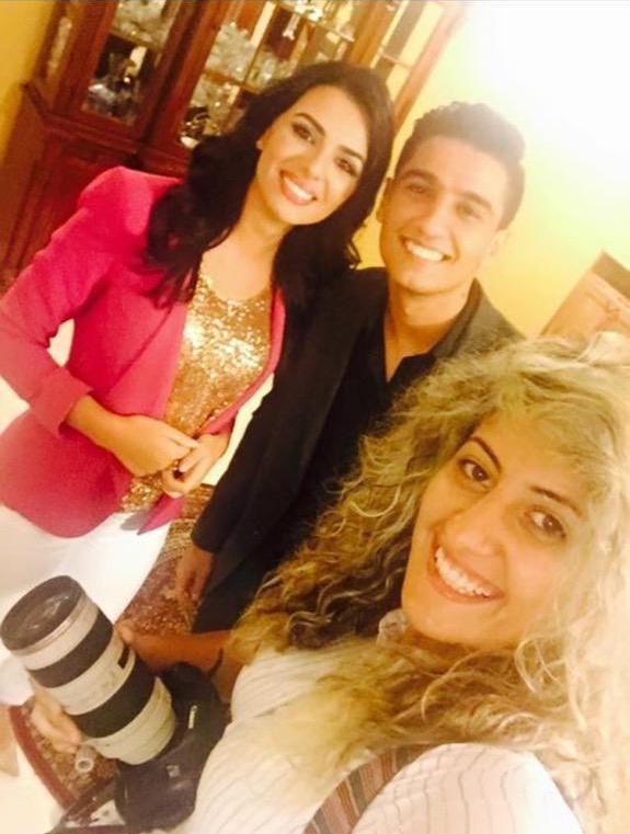 #محمد_عساف و #لينا_قيشاوي و المصورة الرائعة والمبدعة عرين الريناوي.