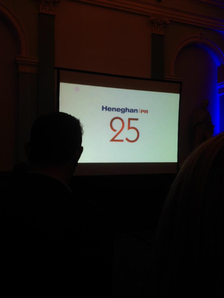 DaltonSara's tweet photo. Great to be here at Heneghan PR's 25th Anniversary in the presence of @EndaKennyTD @HeneghanPR #HPR25 https://t.co/UobCMMCcoY