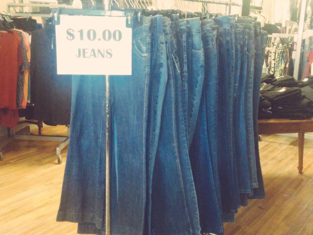 MatClothesHam's tweet image. $10 Jean rack is back, just in time for fall!