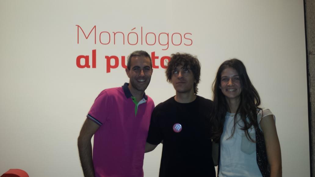 PedroRosique's tweet photo. Con dos grandes!  @luisAlvar0 @anasilmun @mahou_es #monologosalpunto https://t.co/8wgdThl3wZ