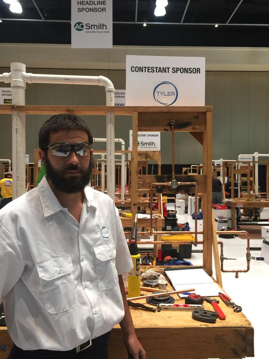 uph_lv's tweet photo. 2015 @phccnatl Apprentice Contest Thank you to our sponsor @tylerpipe #tylerpipe https://t.co/0tc24IbuC1