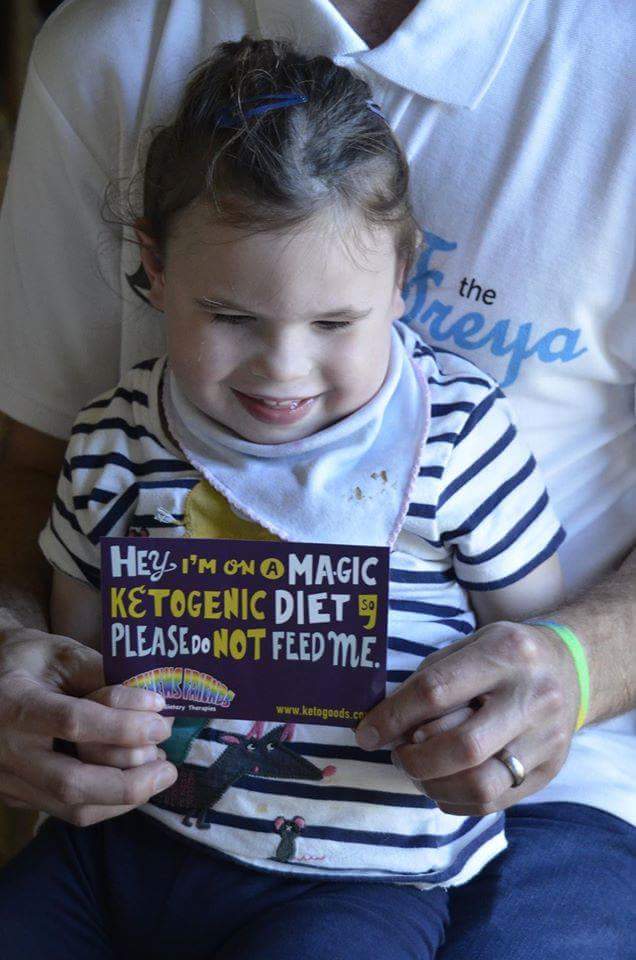 MFJulie's tweet photo. Little Freya of the Freya foundation, supported by @matthewsfriends charity #ketogenic resources #PDHD https://t.co/TMpzvBm1eX