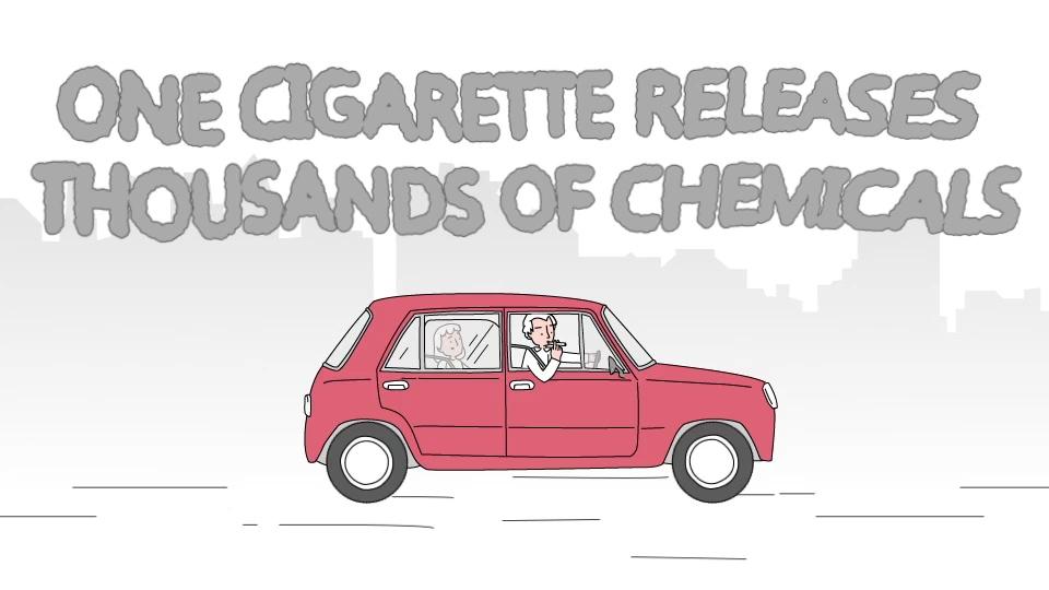 chemicals in one cigarette Every contains thousands of chemicals, including many that can harm your health over time. The good news? It's never too late to take a step towards being smokefree. Every day without Smoking in a car produces