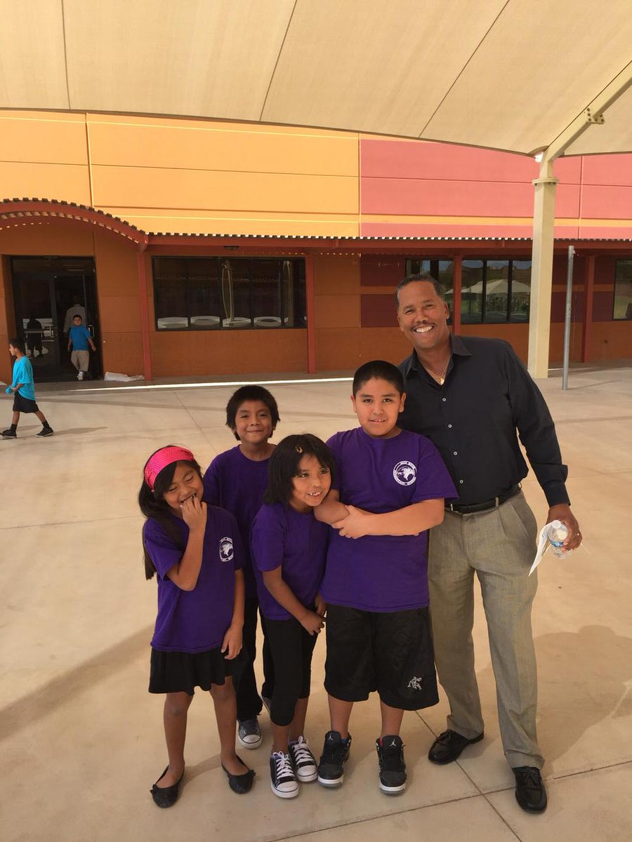 mcdaniels_chuck's tweet photo. Visited with the beautiful kids of Salt River Elementary School that serves the Indian community in Phoenix https://t.co/3q5FmplOdj