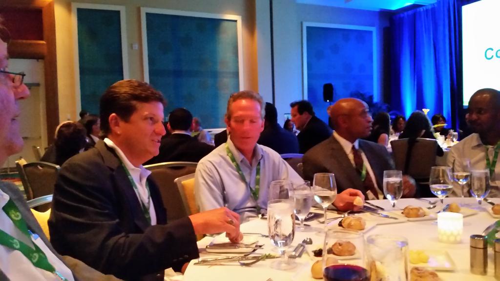 #WEEC Duke Energy employee's at International banquet.   #WeAreDE