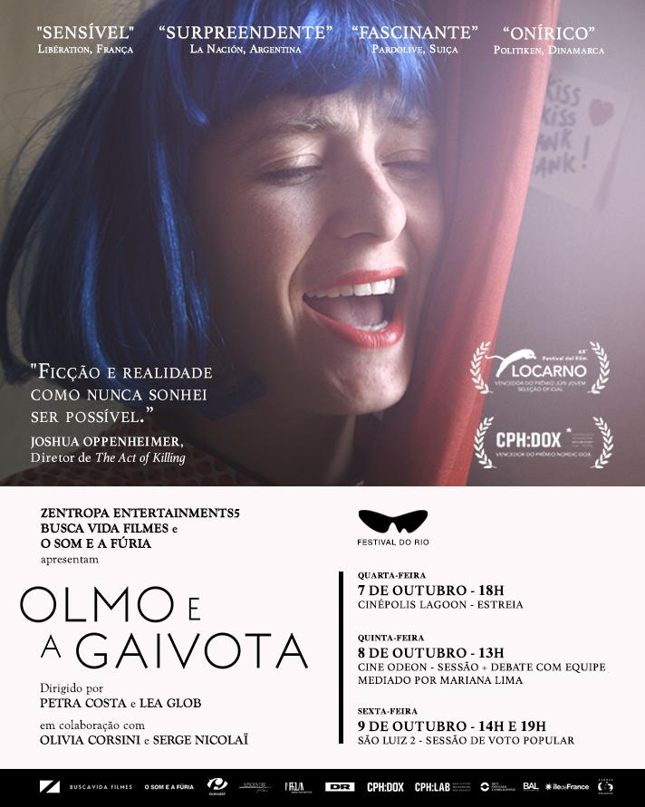 Queridos, meu novo filme @olmoandseagull estreia no <a href="/festivaldorio/">Festival do Rio</a> semana que vem! Vocês estão convidadíssimos! ;)