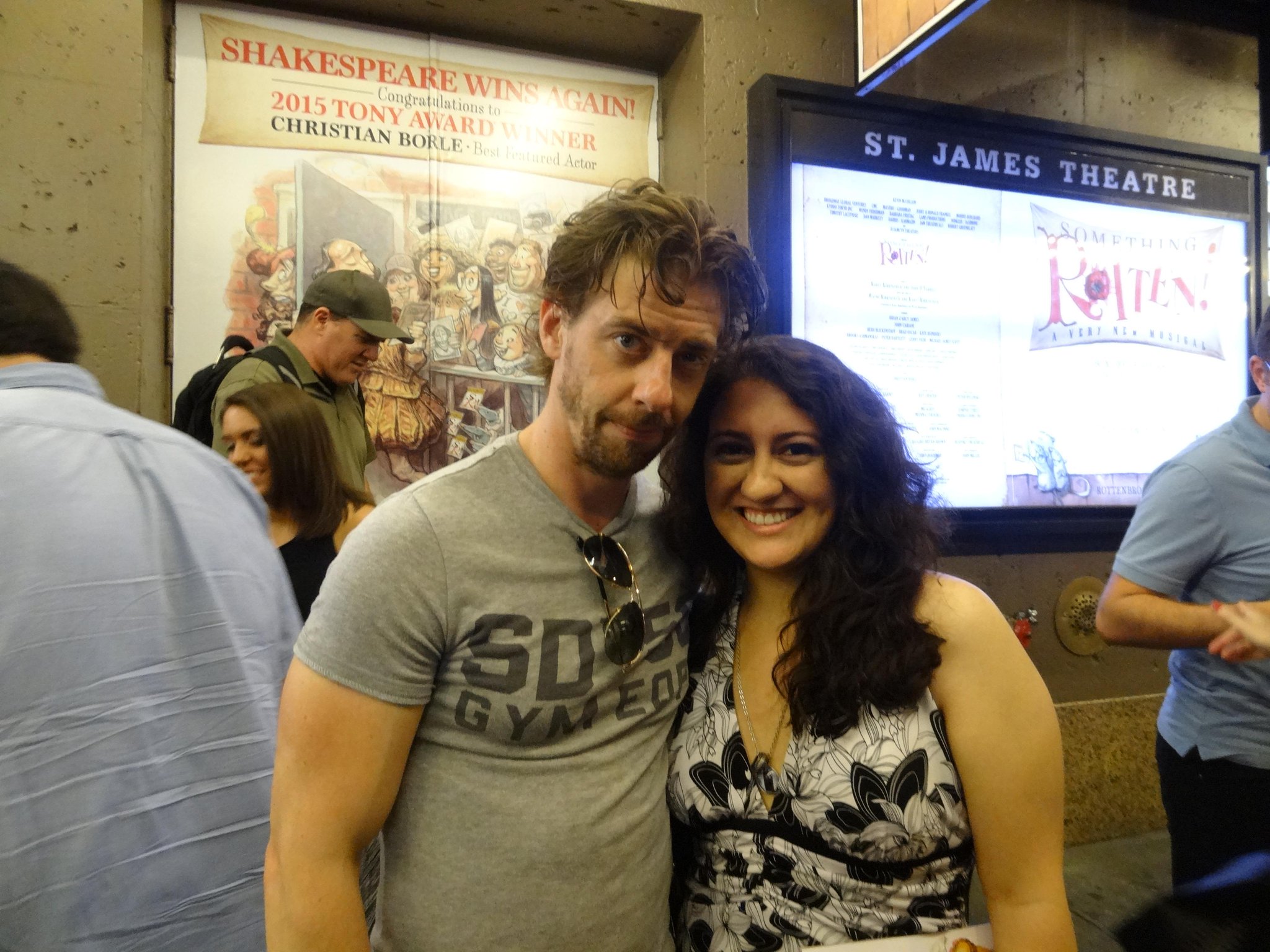 So grateful I got to meet his lovely man. Happy Birthday, Christian Borle! 