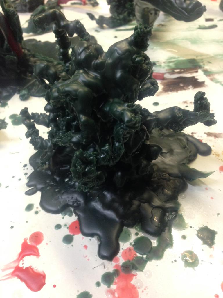 LondonSculpture's tweet photo. Wax werkin for #artlicksweekend #SculptingtheLine https://t.co/fWYPgovBH8