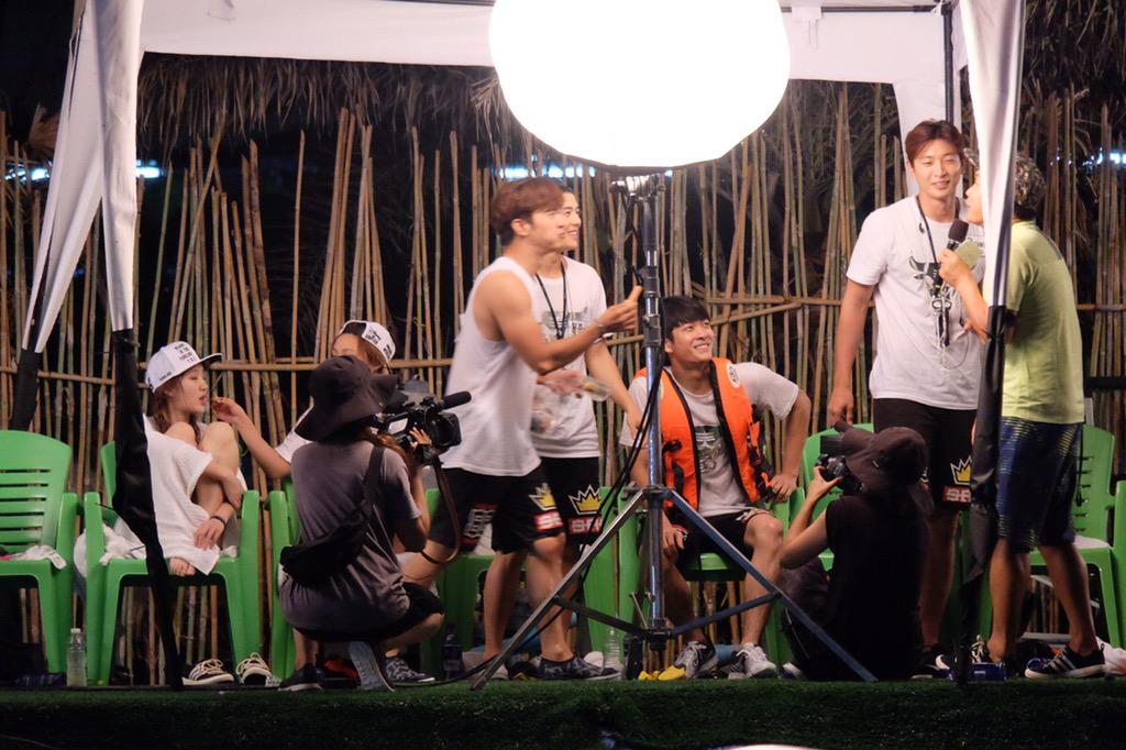 지금 한태 드림팀 촬영하는 아이돌들.jpg | 인스티즈