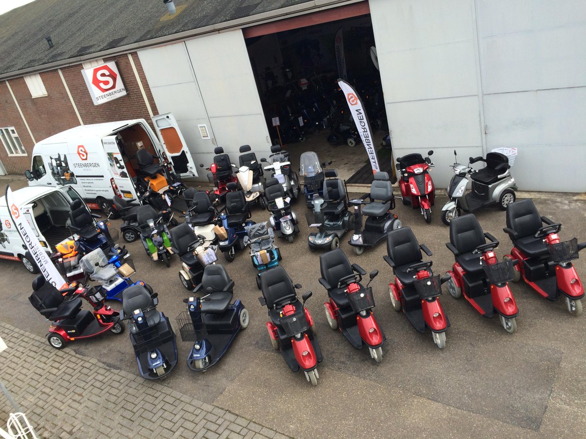 Inmiddels meer dan 50 scootmobielen uit voorraad leverbaar steenbergenmobiel.nl/scootmobielen/…